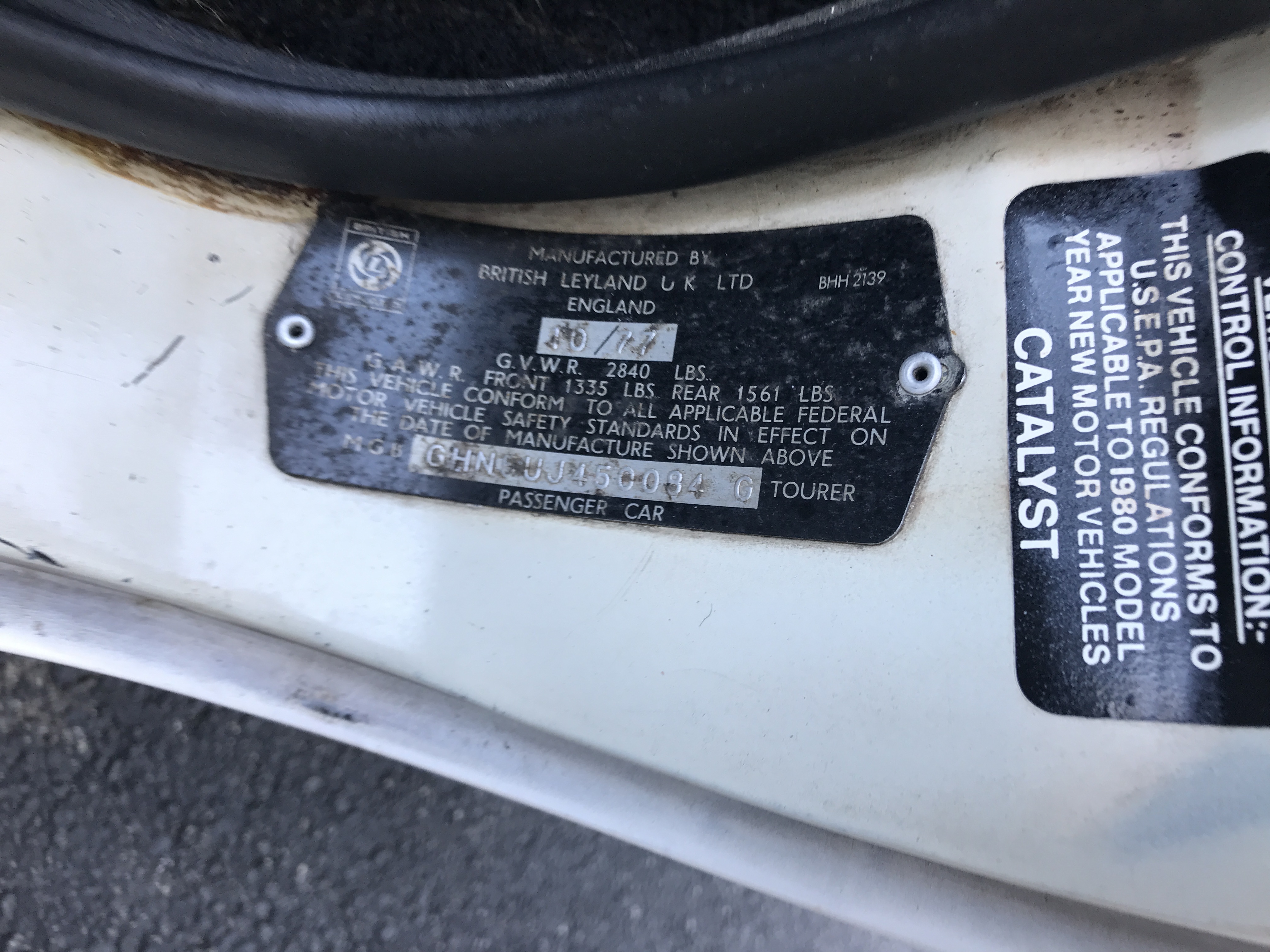 1978 MG MGB Roadster – Abingdon-Built 1.8L B-Series, 4-Speed Manual, Analog British Sports Car Classic - One Owner - All Original — photo 35